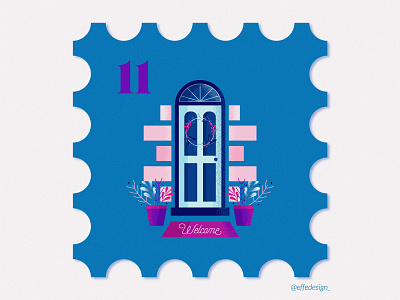 Illustrated Advent Calendar graphic design illustration vector