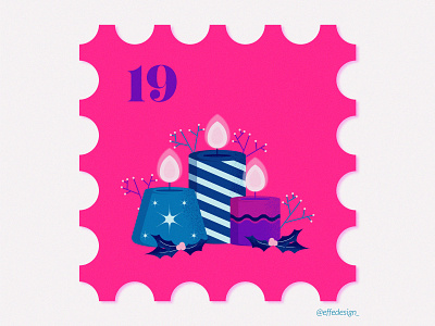 Illustrated Advent Calendar graphic design illustration vector