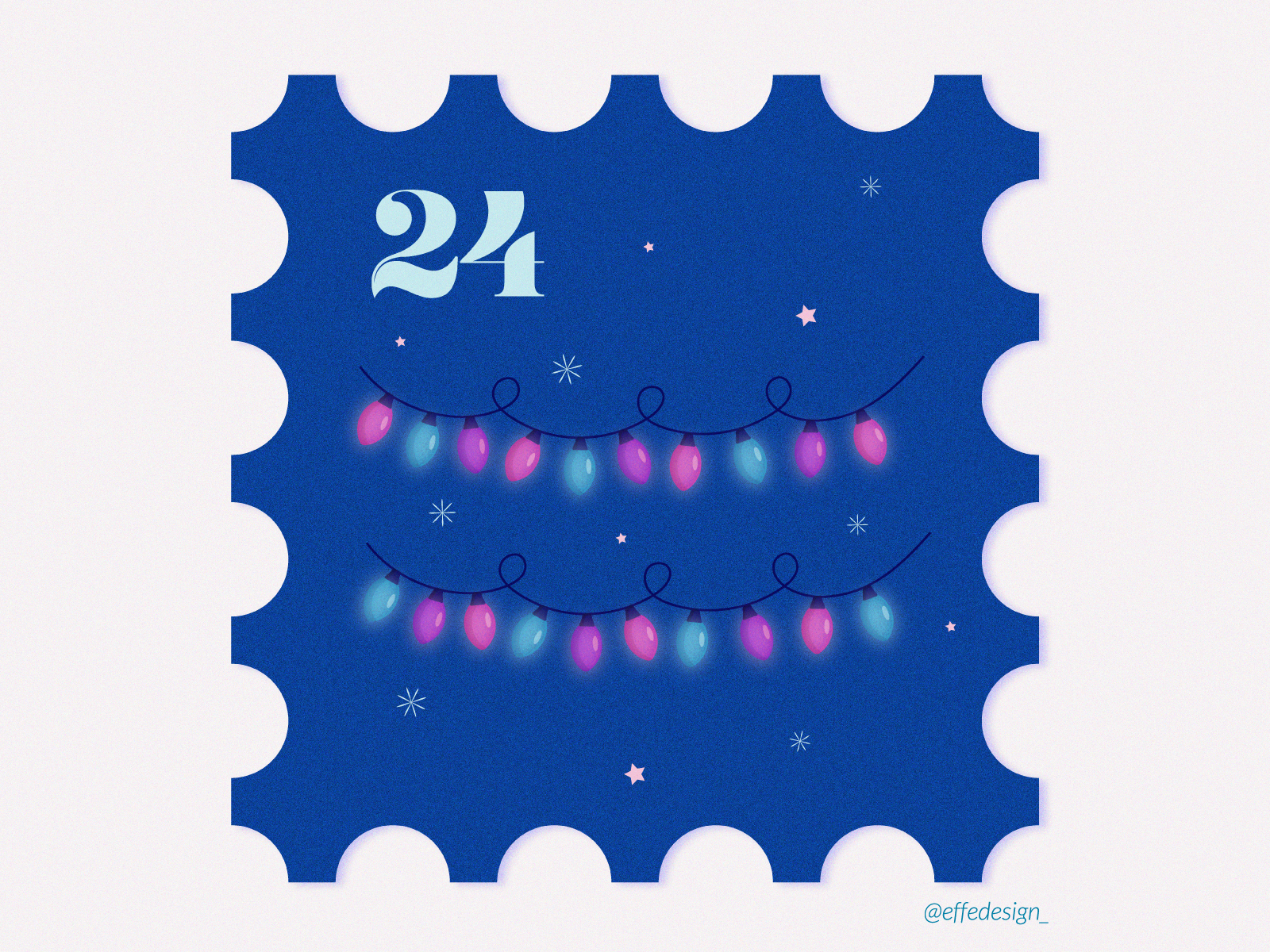 Illustrated Advent Calendar by effedesign Federica Valenzisi on Dribbble