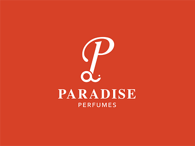 Paradise Perfume Brand Logo branding graphic design logo