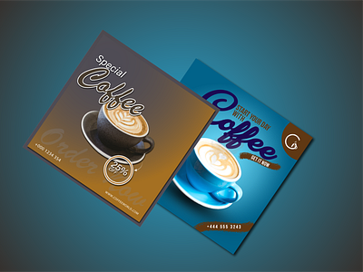 Coffee Post Design advertising design graphic design post design social media designs