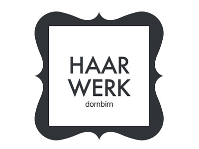 Haarwerk Dornbirn Logo brand identity logo