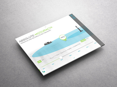 Demonstrator Story Slide "Accuracy" app ipad ui