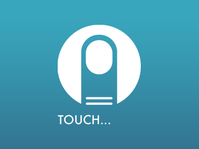 Touch ... icon identity logo