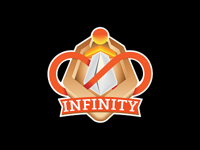 Infinity E-sport asia dota2 e sport game illustration infinity logo team