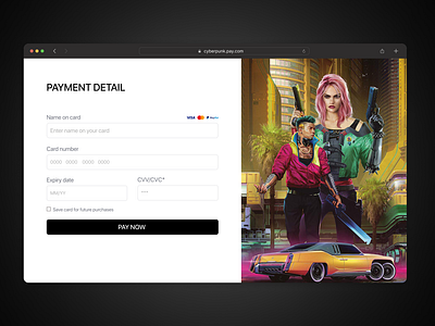 DailyUI 02 | Checkout form