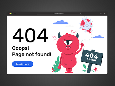 Daily UI 09 | 404 page 404 page daily ui design errow