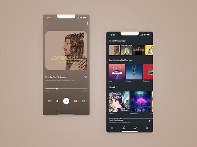 Daily UI 09 | Music player app daily ui design music player