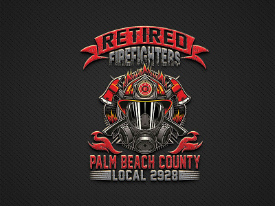 Firefighter T shirt design and logo design