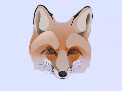 Red Fox (Part of the Rarible's NFT Collection) fox graphic design luismcsoul nft nfts rarible red fox vector art