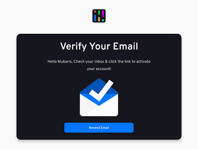 Email Verification app branding design ui