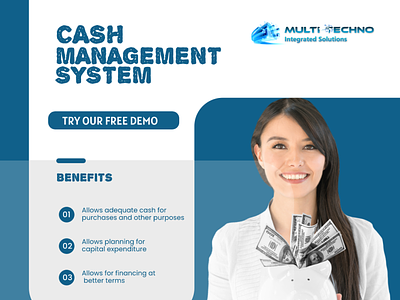 Cash Management System animation branding logo ui