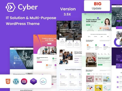 Cyber - IT Solutions & Multi-Purpose WordPress Theme