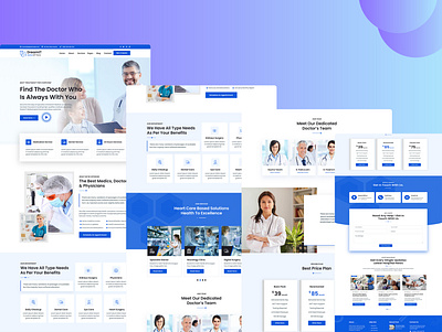 DreamIT - Medical & Health, Hospital, Dental, Clinic, Doctor Wor appointment beauty business center clinic company corporate crypto cure dental design elementor html illustration logo madical multipurpose ui wordpress