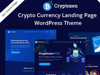 Bitcoin/ICO WordPress Theme bitcoin bitcoin landing blockchain business crypto trading cryptocurrency cyber security dark hosting ico icometric investments it landing page nft software solution technology web wordpress