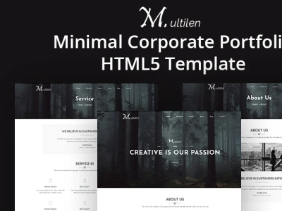 Minimal Corporate Portfolio HTML5 Template
