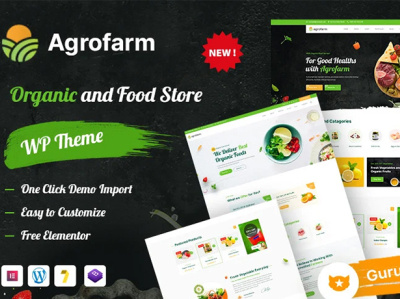 Organic Store WordPress Theme.