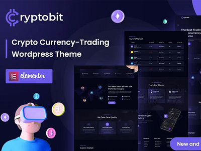 Trading WordPress Theme 3d animation bitcoin trading blockchain branding company cryptocurrency design digital money elementor graphic design html illustration logo money trading online motion graphics multipurpose trading investment trading theme ui