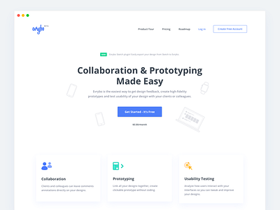 Landing page - Evrybo