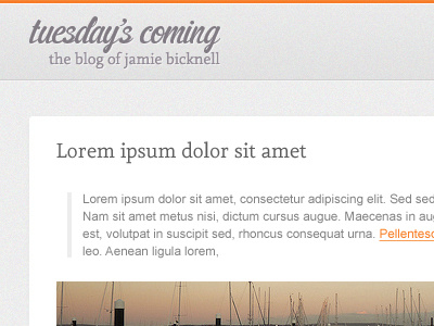 Tuesday's Coming orange pixel noise tumblog tumblr