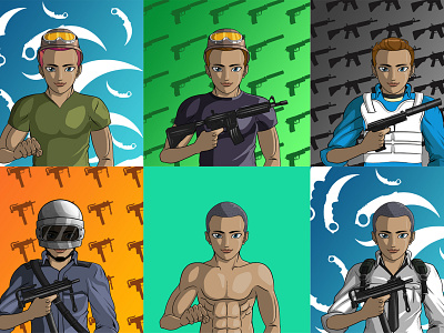 CS:GO? NO IT S CS NFT MAN COLLECTION character draw design graphic design illustration illustrator nft nftart