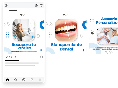 Social Media Posts for a dentist | Instagram feed branding community management community manager design digital marketing digital marketing agency graphic design instagram feed medical marketing social media social media post design