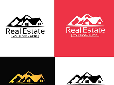 Real Estate logo business estate logo logo 3d mount new logo real