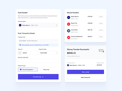 Fund Transfer Component