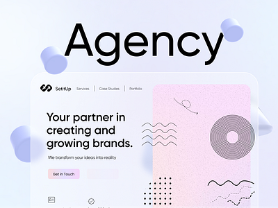 Digital Agency - Setitùp ( Sùp ) agency creative creative agency dashboard digital agency interaction template ui web design