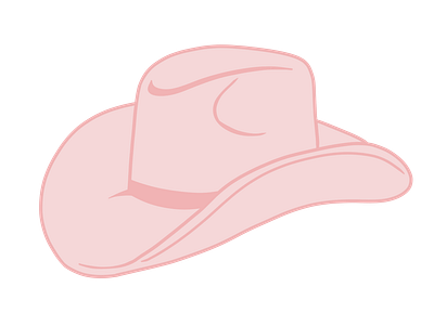 Pink Cowboy cowboy deisgn design graphic design illustration logo pink simple vector