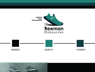 Brand Identity for a shoes brand "Reeman Osbournes" brand identity branding business identity design graphic design modern logo