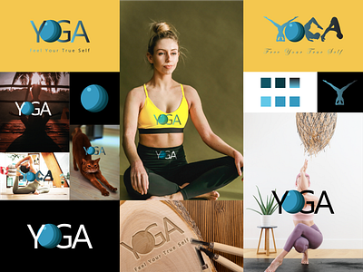 Yoga Logo brand identity design brand logo brand style guides branding identity branding logo business identity corporate logo design lettermark logo and branding logo style modern logo design pictorial mark wordmark