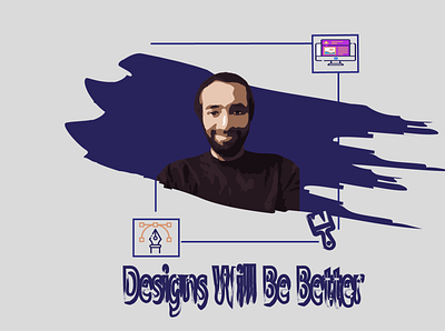 My First Personal Banner branding design graphic design illustration logo vec vector