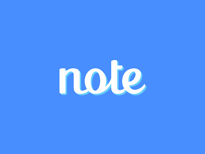 Note Colored Logotype