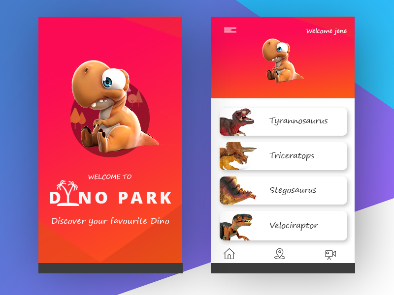 Dino by Ranjeet on Dribbble