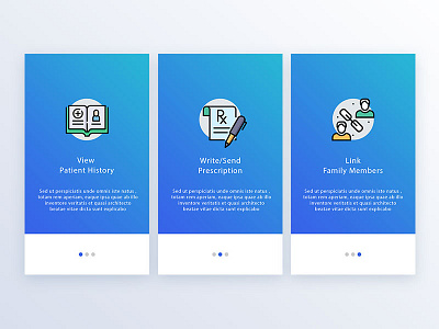 Docdiary Onboarding app design doctor medical onboarding screens ui ux web