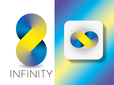 Infinity logo branding design graphic design illustration logo vector