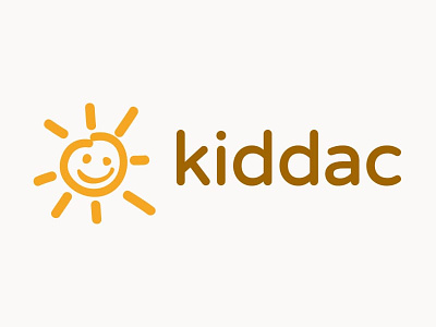 Kiddac logo concept activities family friendly kiddac kids logo