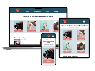 Responsive Web Design- Animal Adoption