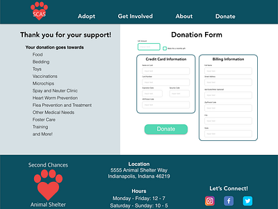 Check Out Form checkout dailyui design donation ui ux web design