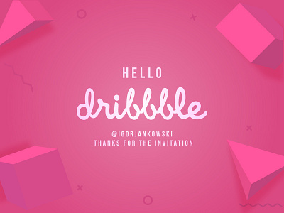 Hello dribbble!