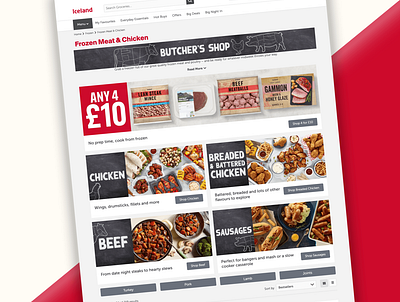 Bucher's Shop - Online grocery mini shop branding design ecommerce