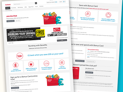 Loyalty Card Landing Page