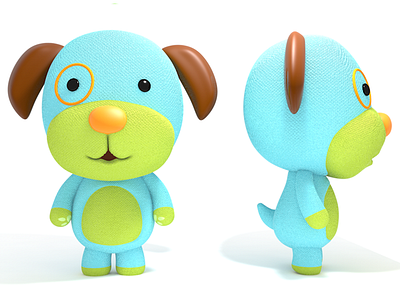 Pablo the Puppy character cute design dog