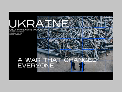 News page about the war in Ukraine design ui uiux ukraine ux war web webdesign