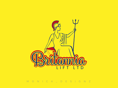 Logo design of Britannia Lift LTD 3d branding design graphic design illustration logo typography vector