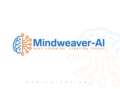 Mindweaver-Ai logo design branding design graphic design illustration logo typography vector