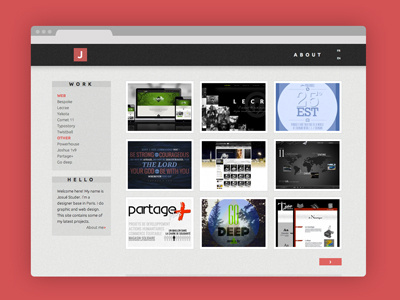 Portfolio update flat j portfolio projects grid responsive web design
