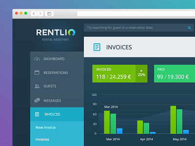 800x600 Invoices charts dashboard design saas ui design user interface ux