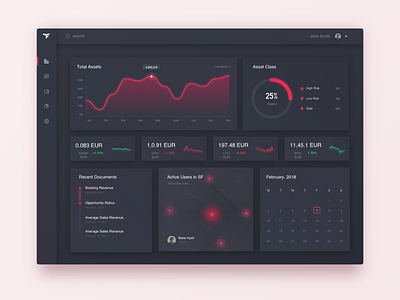 Dashboard UI | Dark